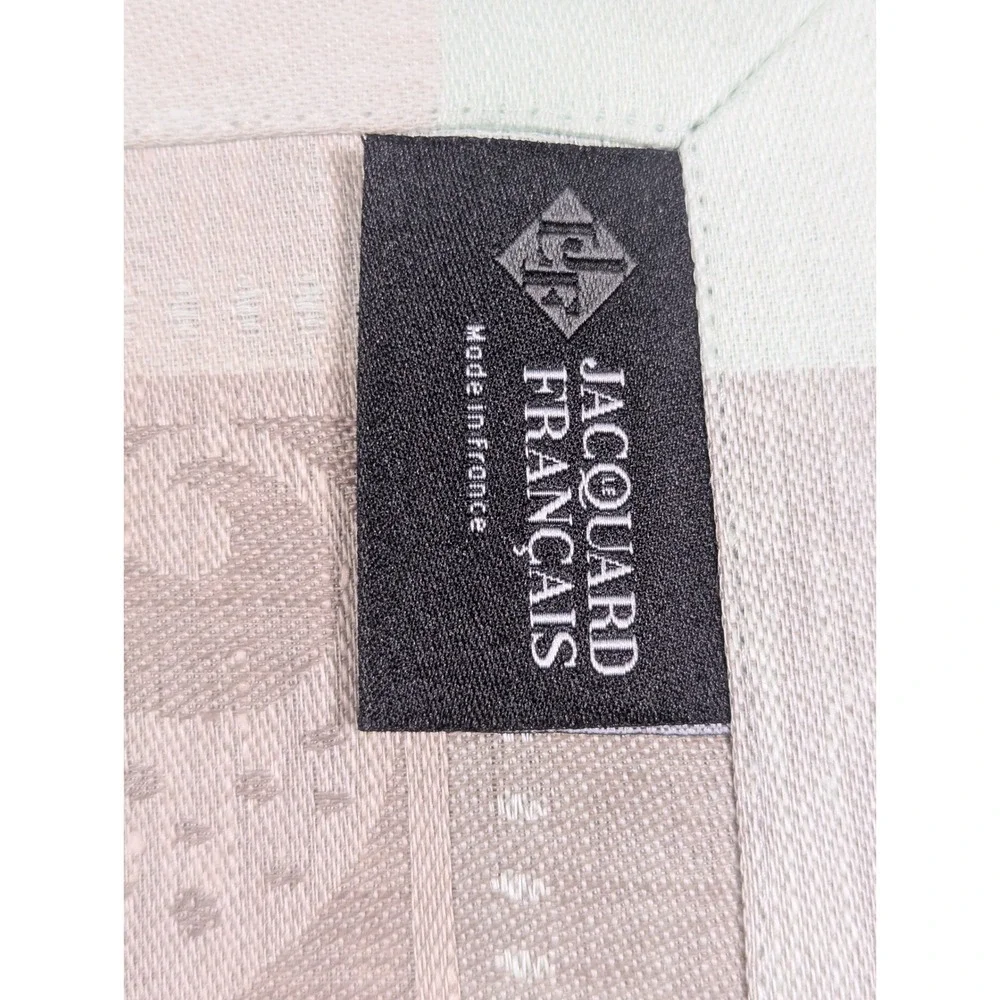 Le Jacquard Francais Venezia 4 Placemats Ash Beige Linen Made in France 21x15